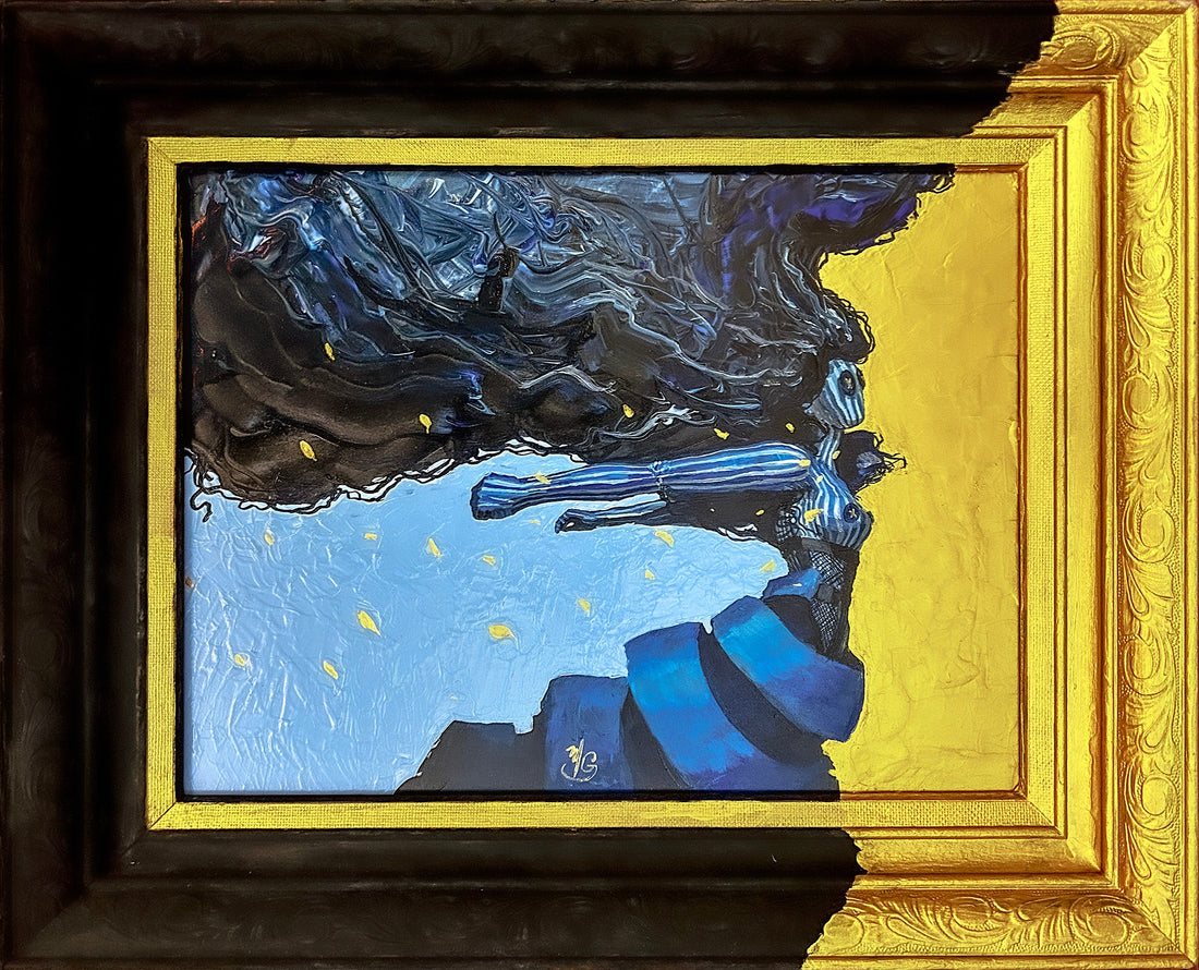 The Alchemist - Why I made this Painting Go Past the Frame